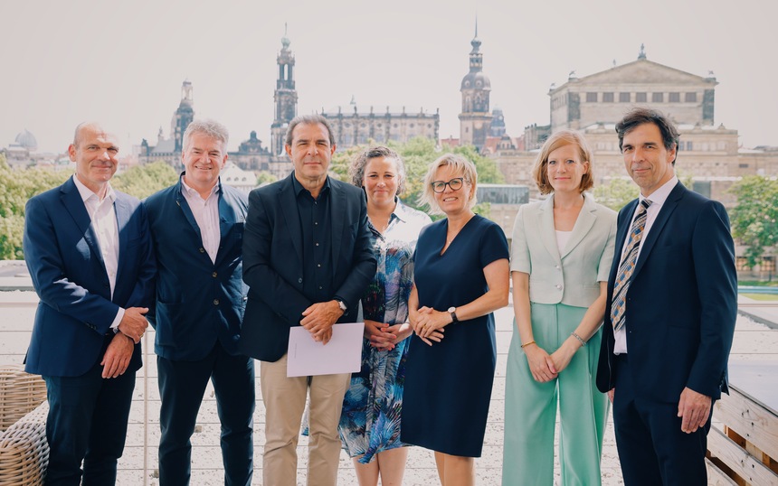 Gruppenfoto mit Daniele Gatti , Annekatrin Fojuth & Barbar Klepsch