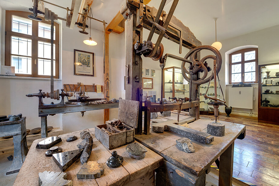 Das Foto zeigt das Serpentinsteinmuseum in Marienberg.