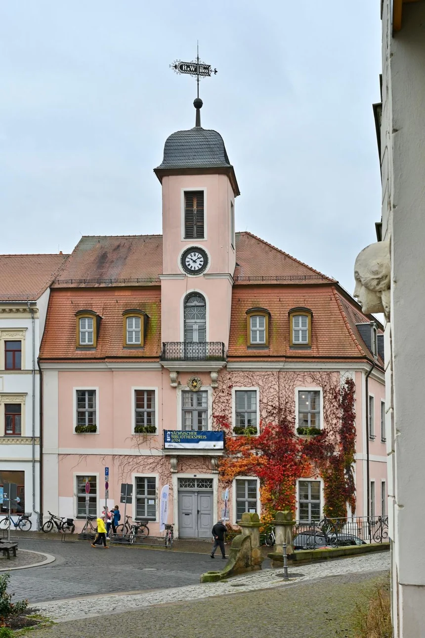 Aussenansicht Gebäude der Stadtbibliothek Wurzen