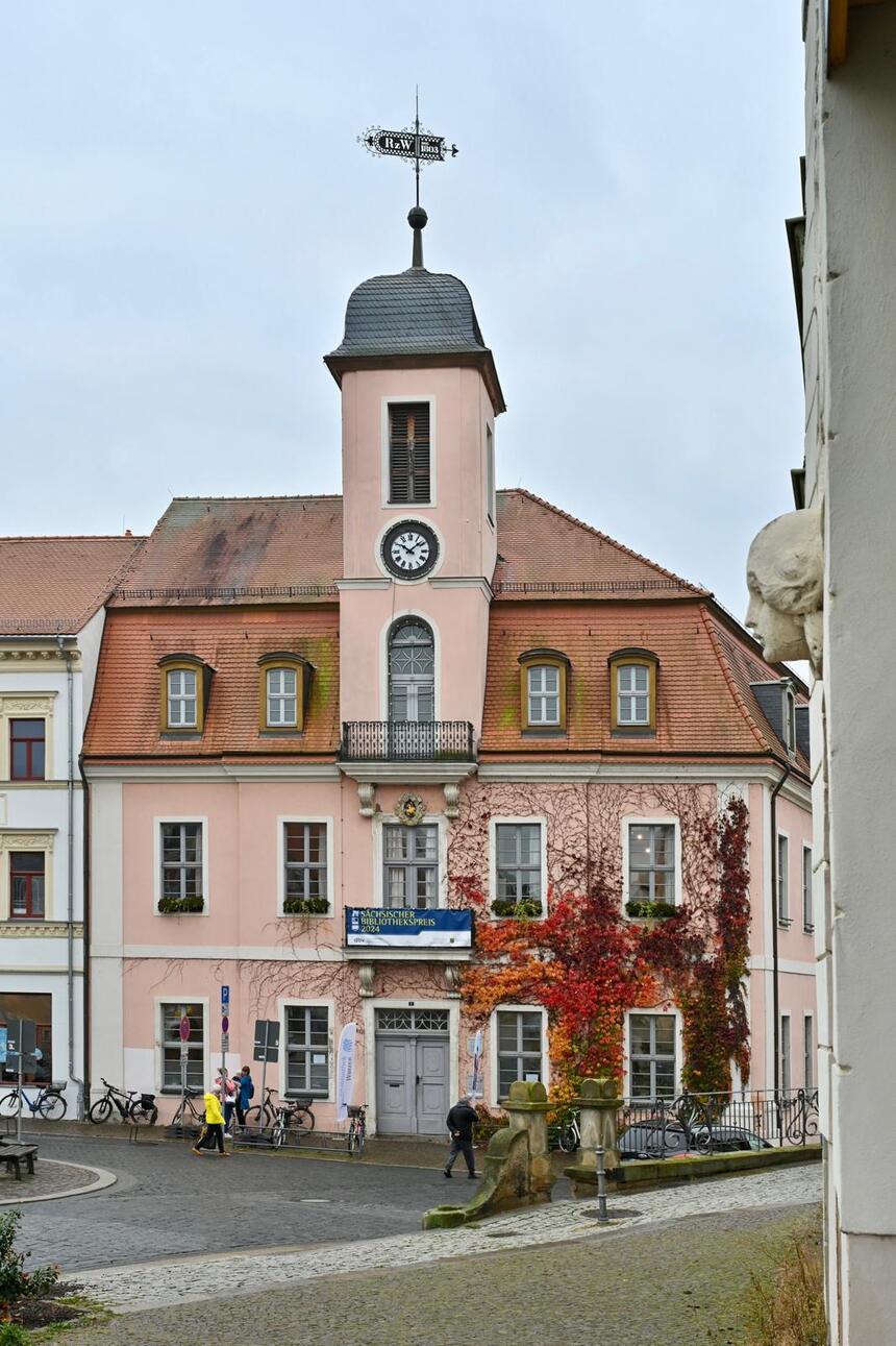 Aussenansicht Gebäude der Stadtbibliothek Wurzen