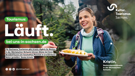 Tourismus: Läuft. Bei uns in Sachsen.