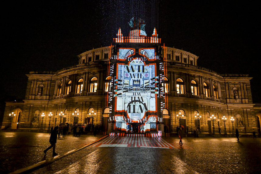 Außenansicht Semperoper